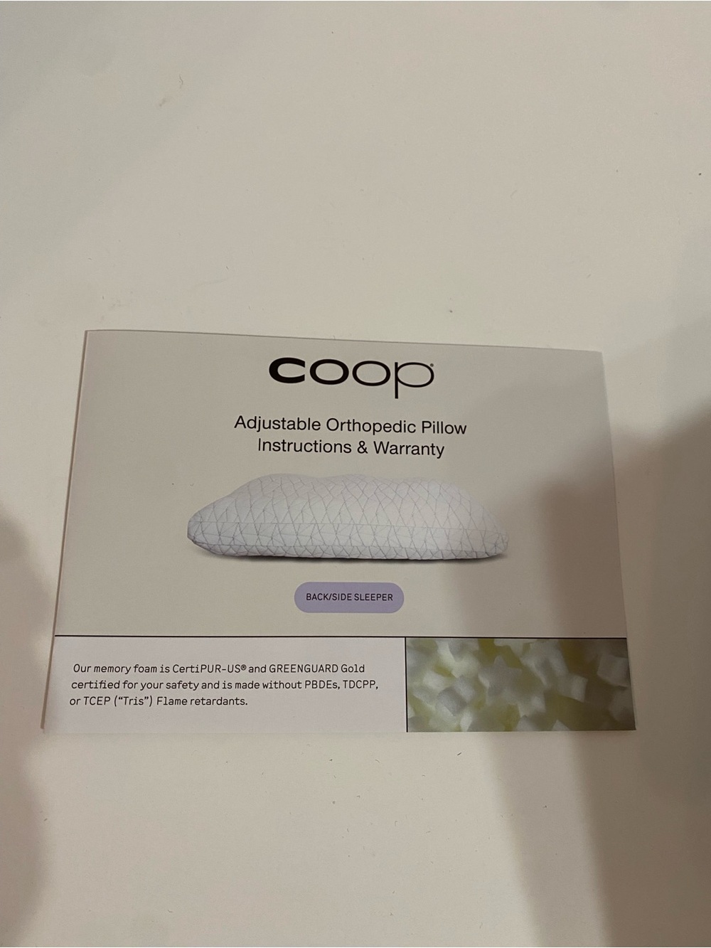 Coop Home Goods Original Adjustable Pillow, Queen Size Bed Pillow for Sleeping, - Picture 8 of 9